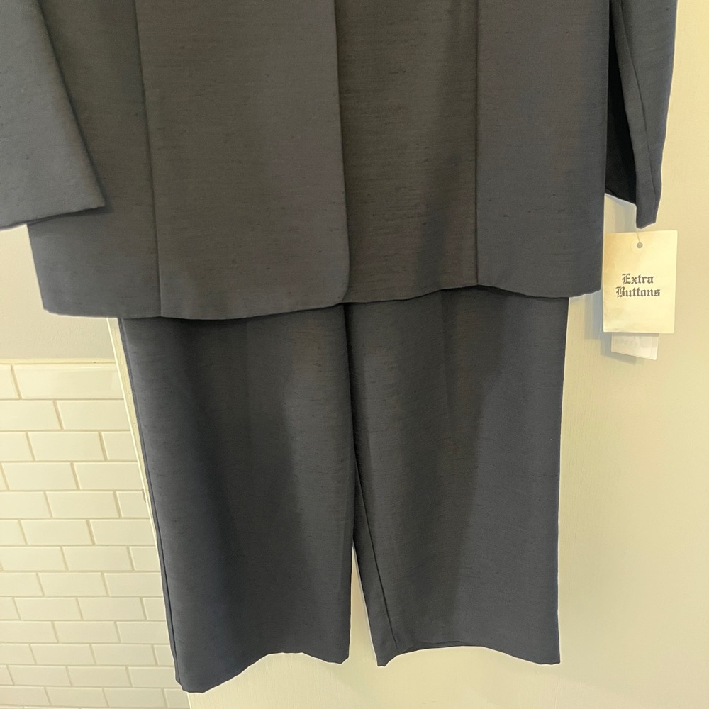 NWT Darren Z Black Women’s Pant Suit Set, jacket AND Pants, size 12 - Picture 3 of 12